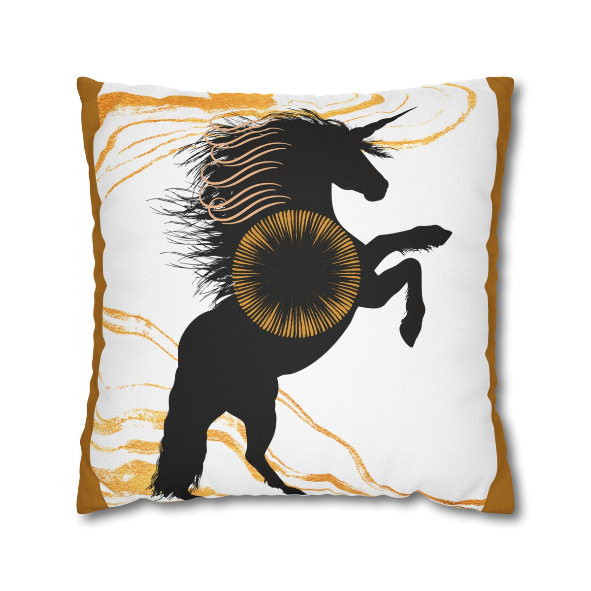 Horse Silhouette Square Pillowcase