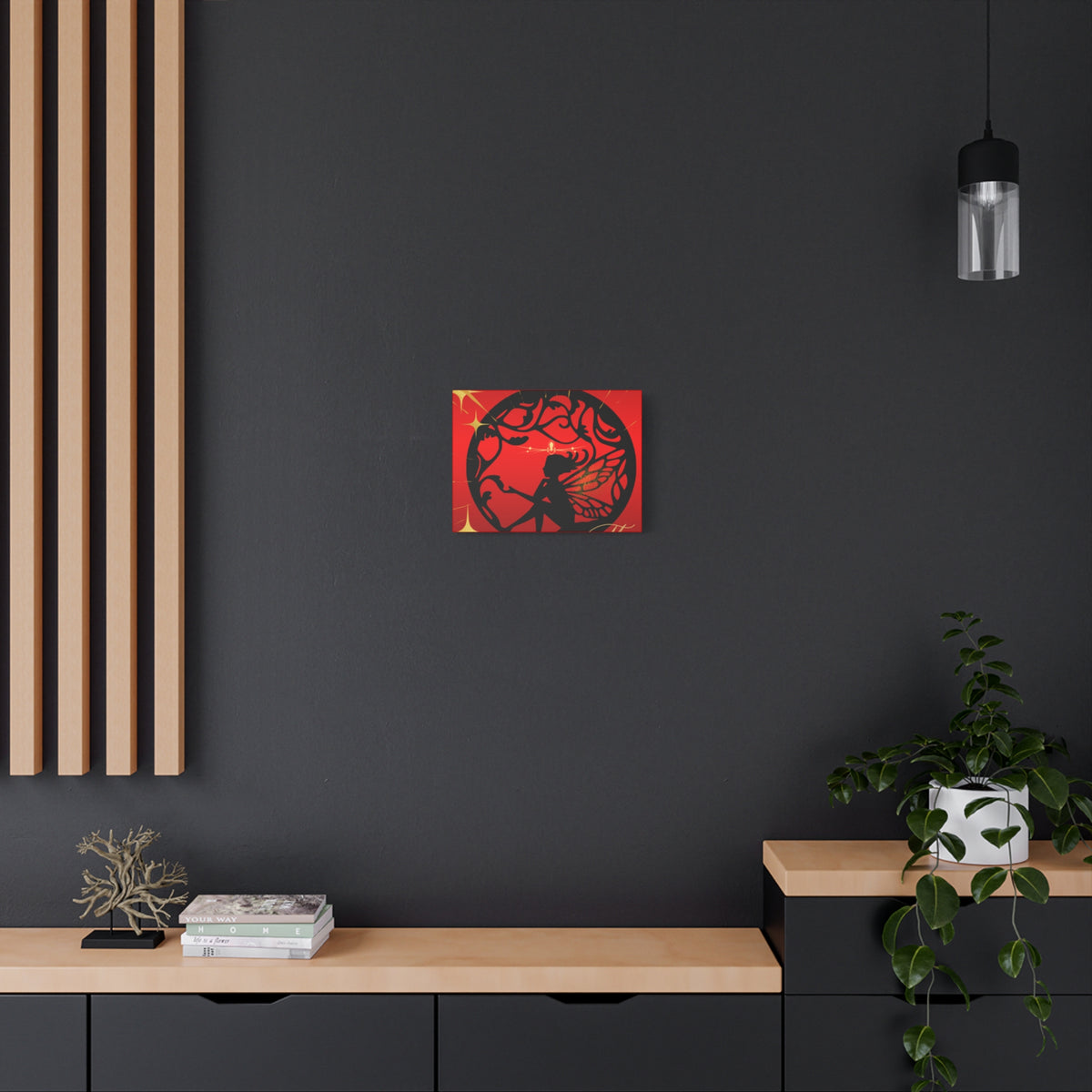 Romantic Fantasy Fairy Canvas Wall Art
