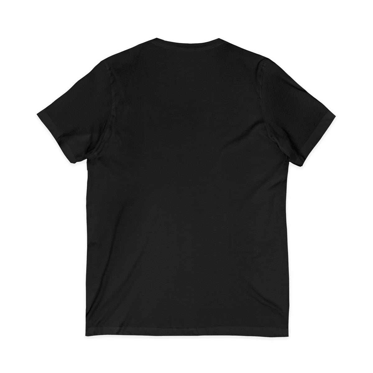 Butterfly Orb V-Neck Tee — Ethereal Black & White Butterfly Graphic