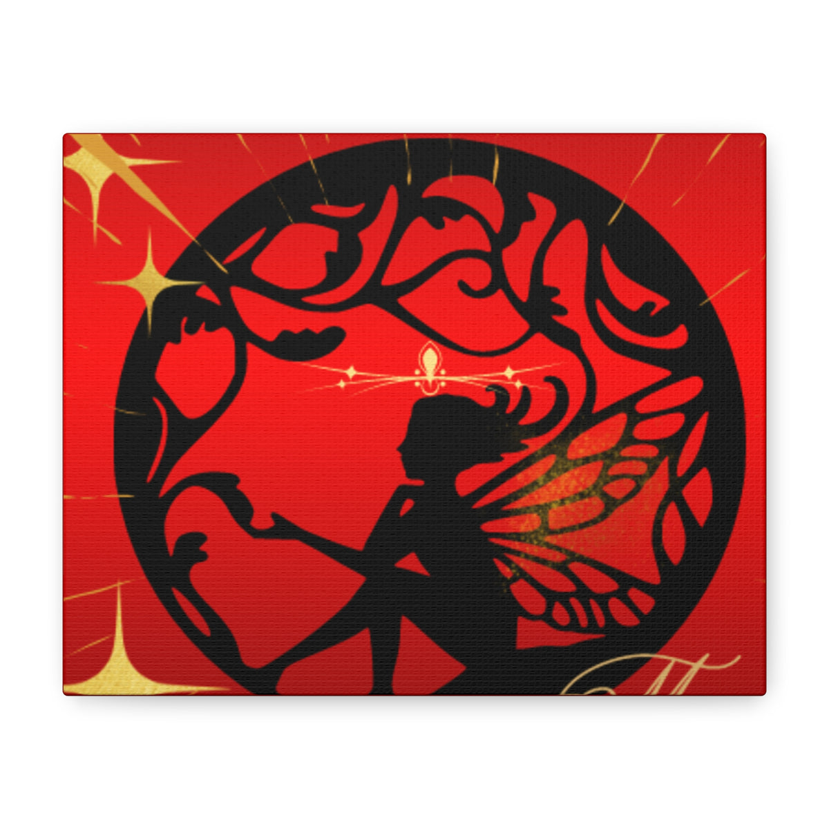 Romantic Fantasy Fairy Canvas Wall Art