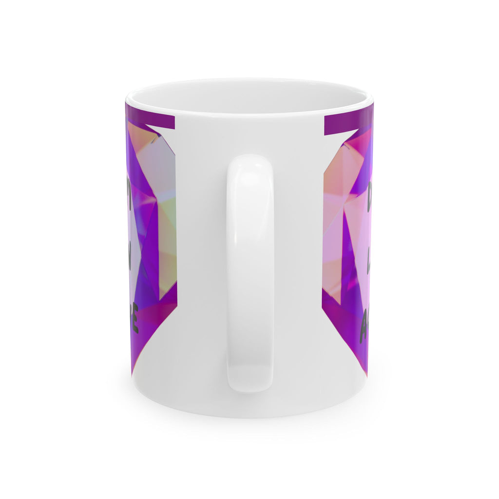 Colorful Geometric Inspirational Quote Ceramic Mug