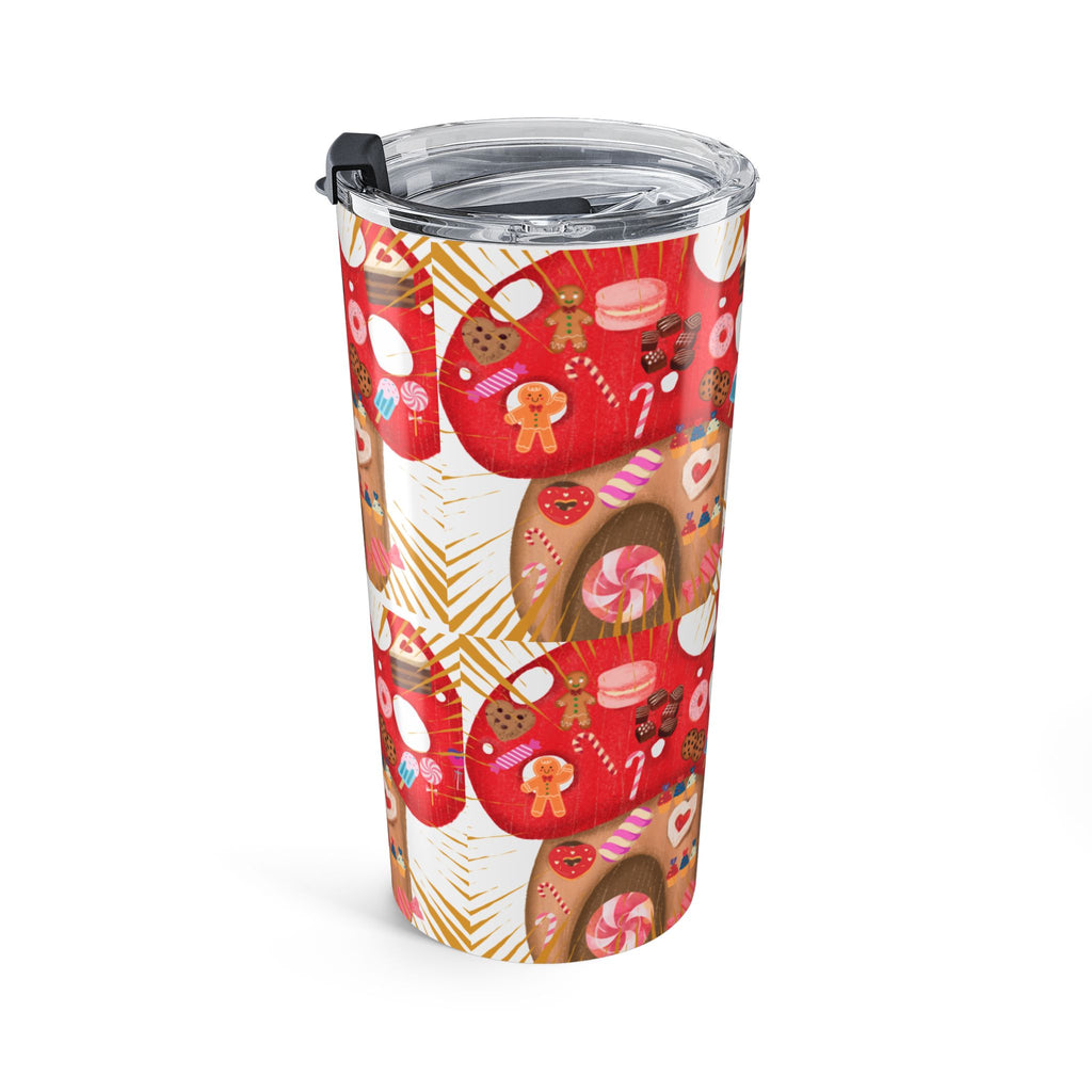 20oz Christmas Cookie Tumbler – Festive Holiday Treats Design