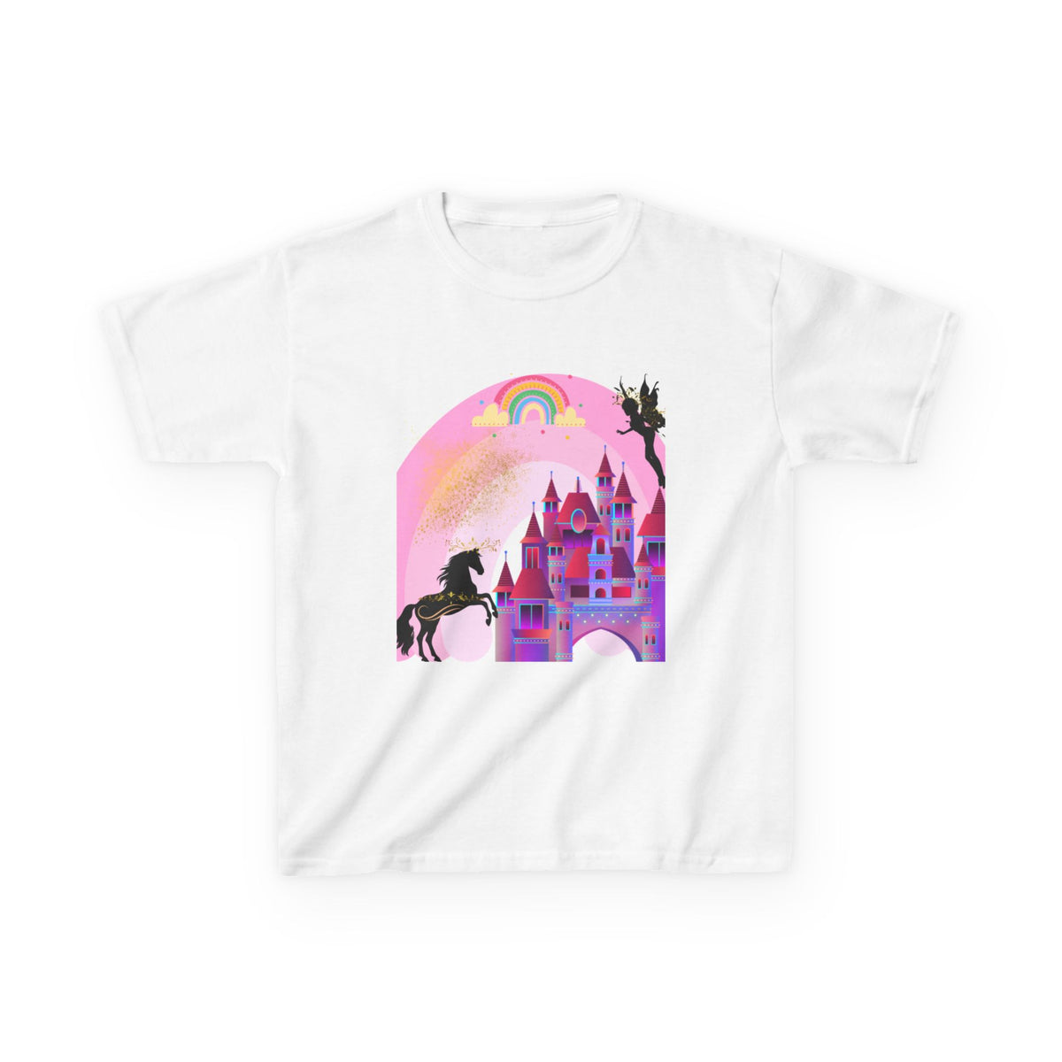 Kids Fantasy Castle Unicorn Tee