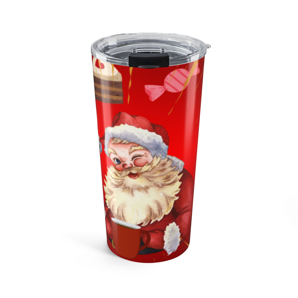 20oz Christmas Santa Candy Cane Tumbler