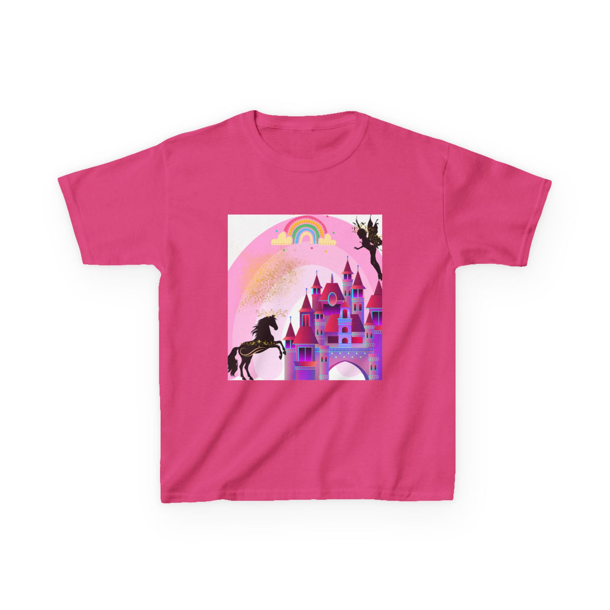 Kids Fantasy Castle Unicorn Tee