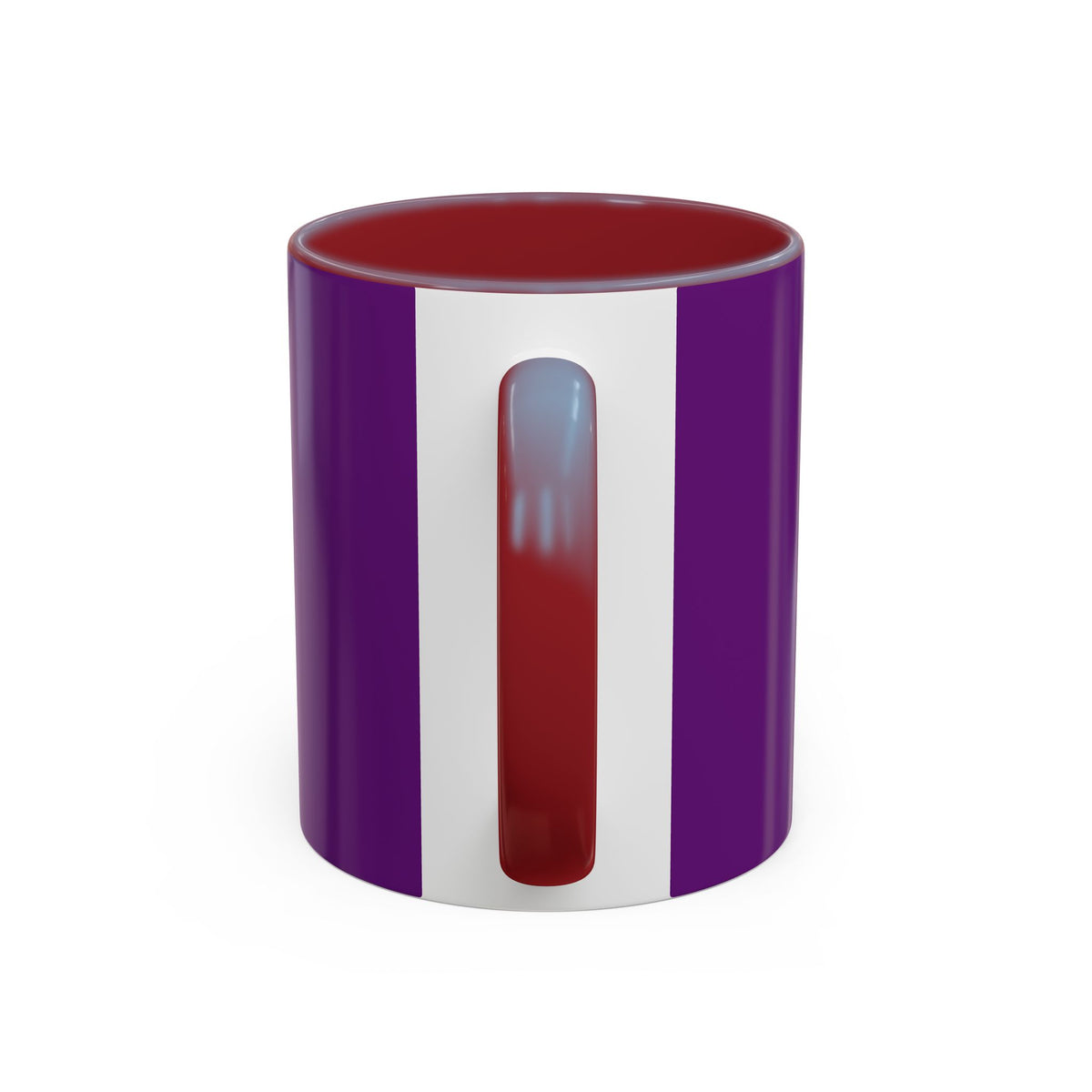 Pink Angel Wings Accent Coffee Mug — Feminine Wing Pattern Ceramic Mug (11/15 oz)