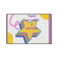 Heavy Duty Floor Mat – Teach, Influence, a Lifetime Teacher Appreciation Design