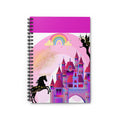 Magical Unicorn Castle Spiral Notebook