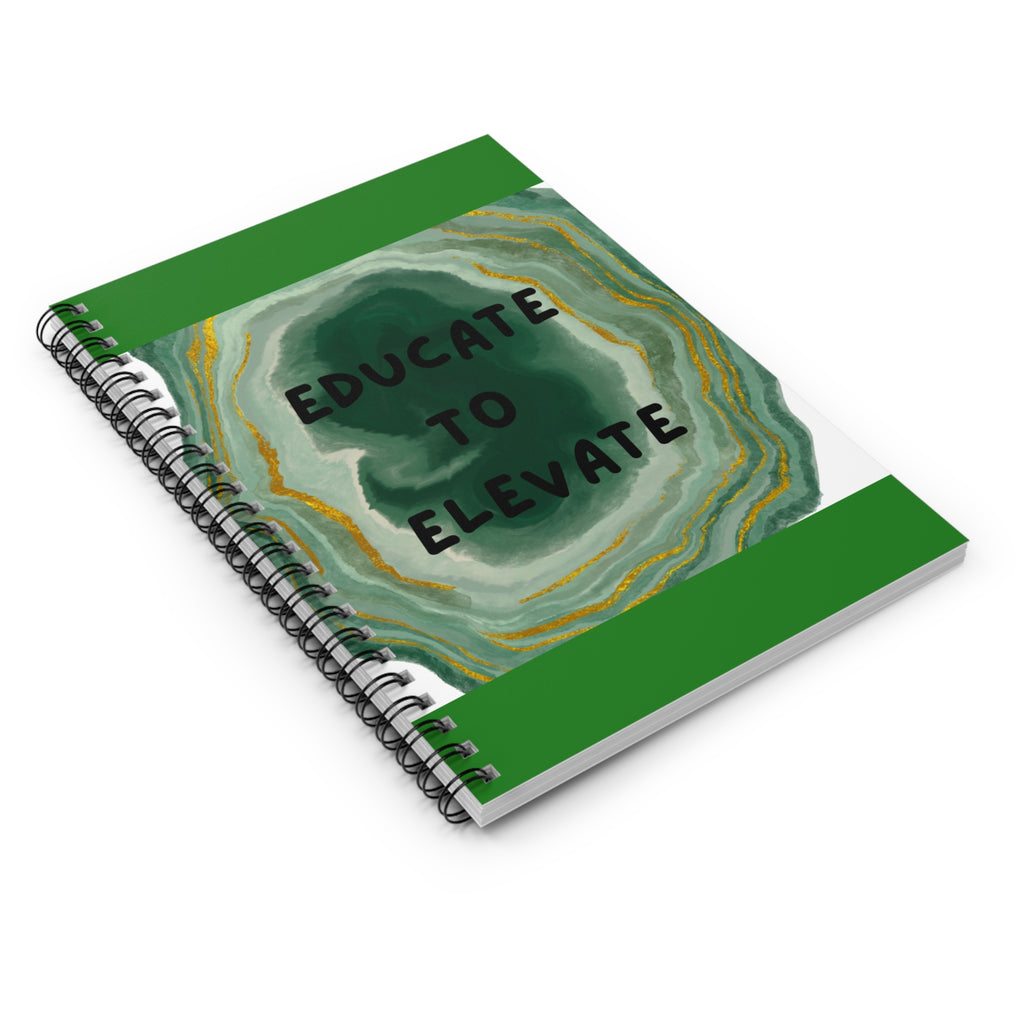 Educate to Elevate Spiral Notebook