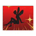 Fairy Silhouette Matte Canvas Wall Art