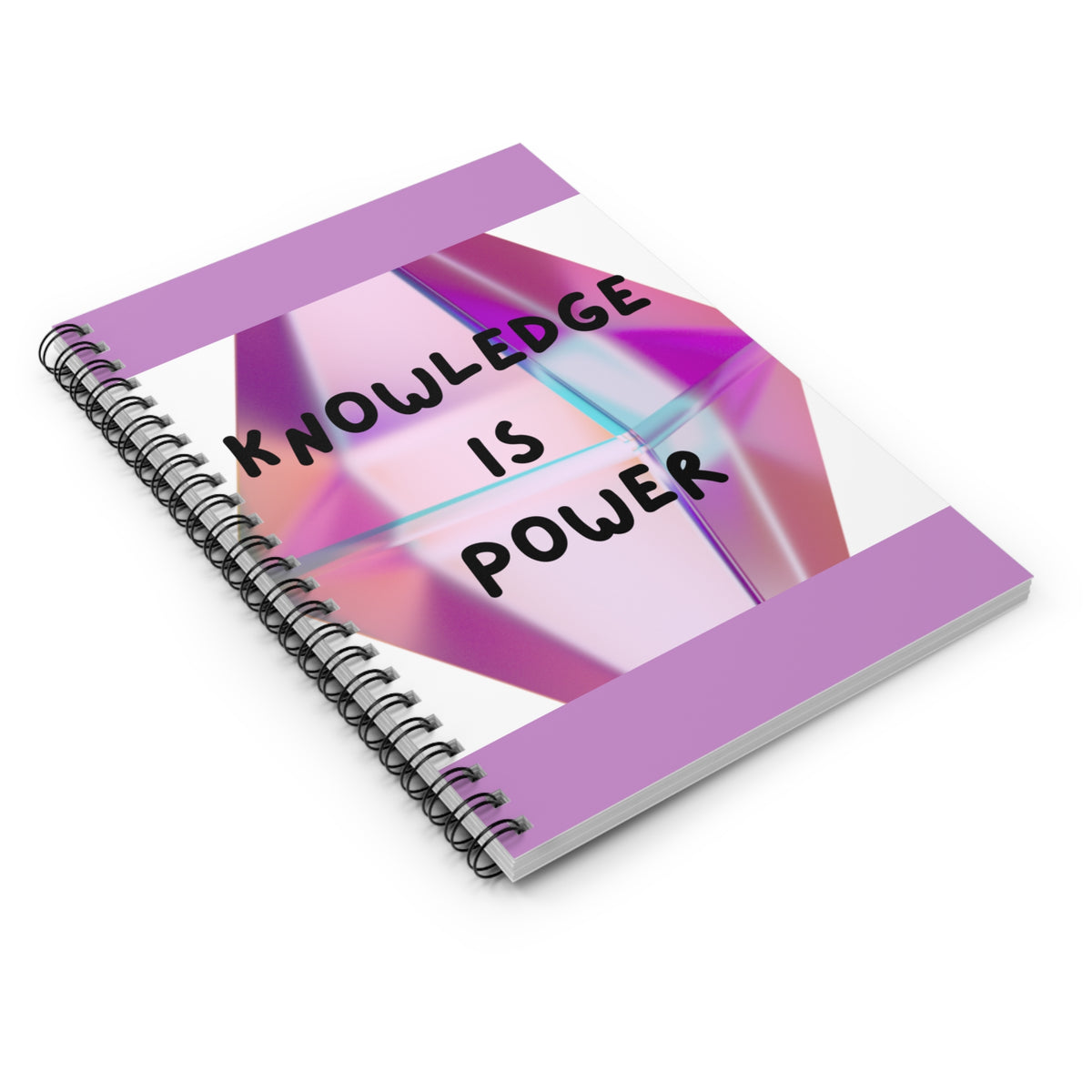 Knowledge Is Power Spiral Notebook