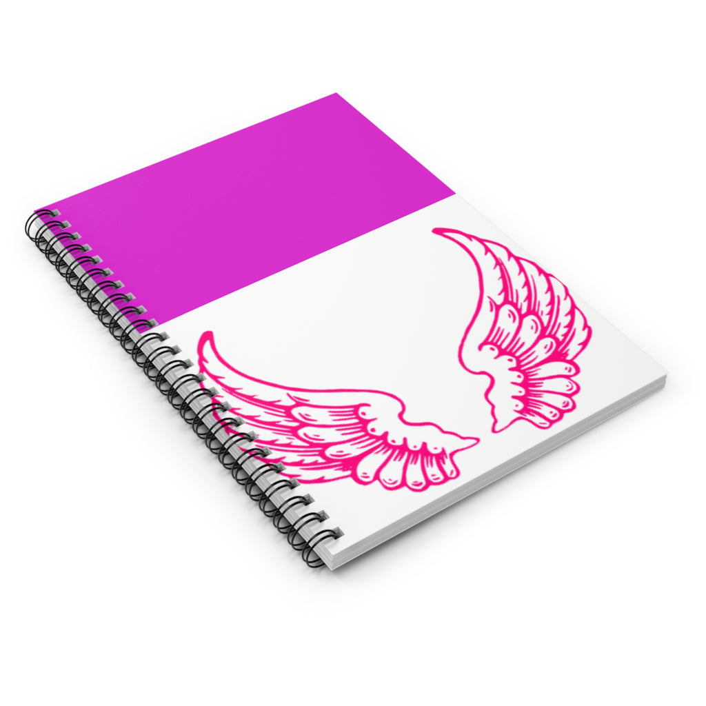 Angel Wings Spiral Notebook
