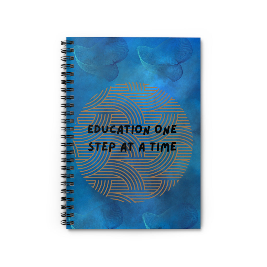 Education One Step at a Time Spiral Notebook