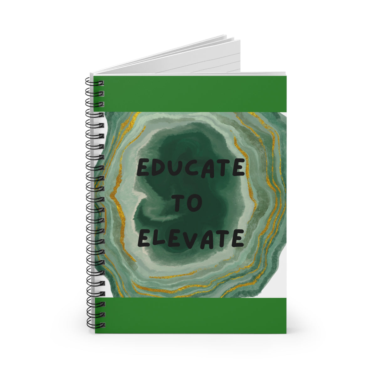Educate to Elevate Spiral Notebook