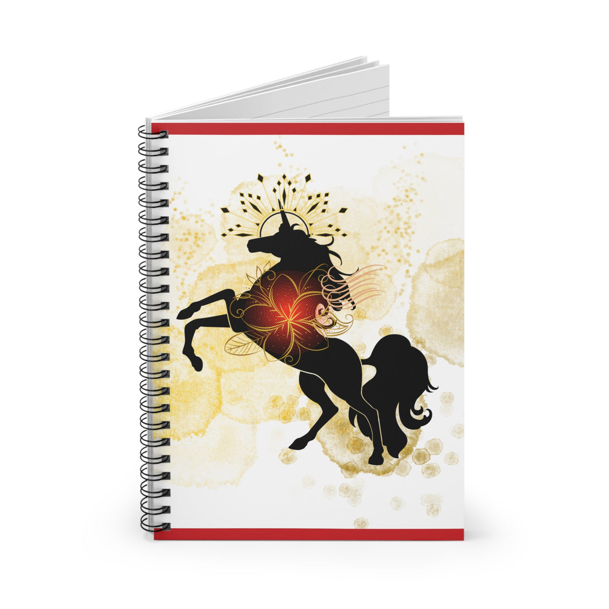 Unicorn Spiral Notebook – Mystical Fantasy Journal