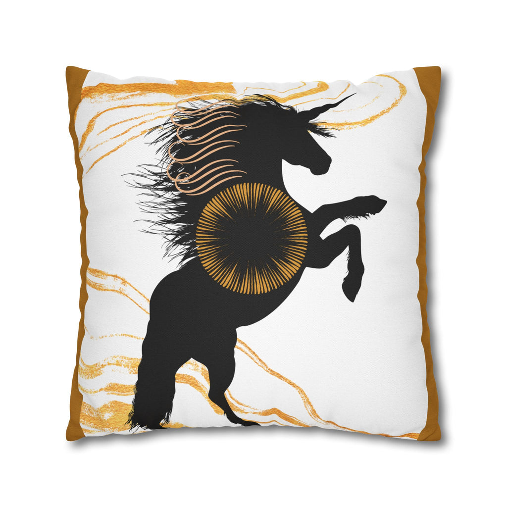 Horse Silhouette Square Pillowcase