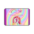 Teach Inspire Passion Rainbow Unicorn Desk Mat