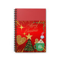 Merry Christmas Holiday Spiral Notebook