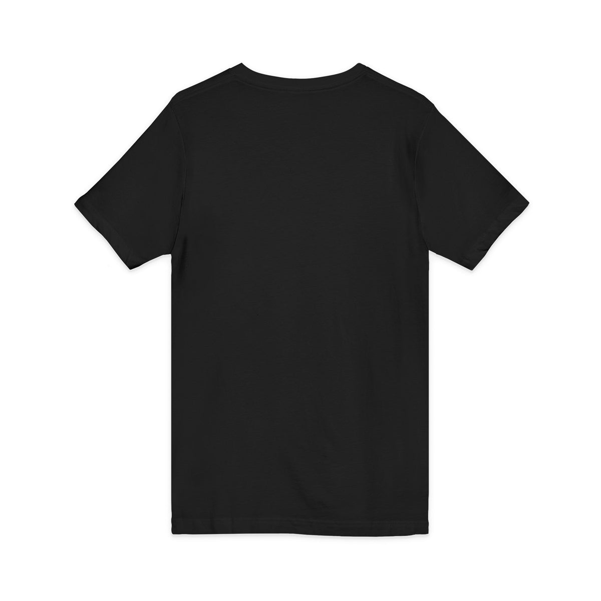 Butterfly Orb V-Neck Tee — Ethereal Black & White Butterfly Graphic