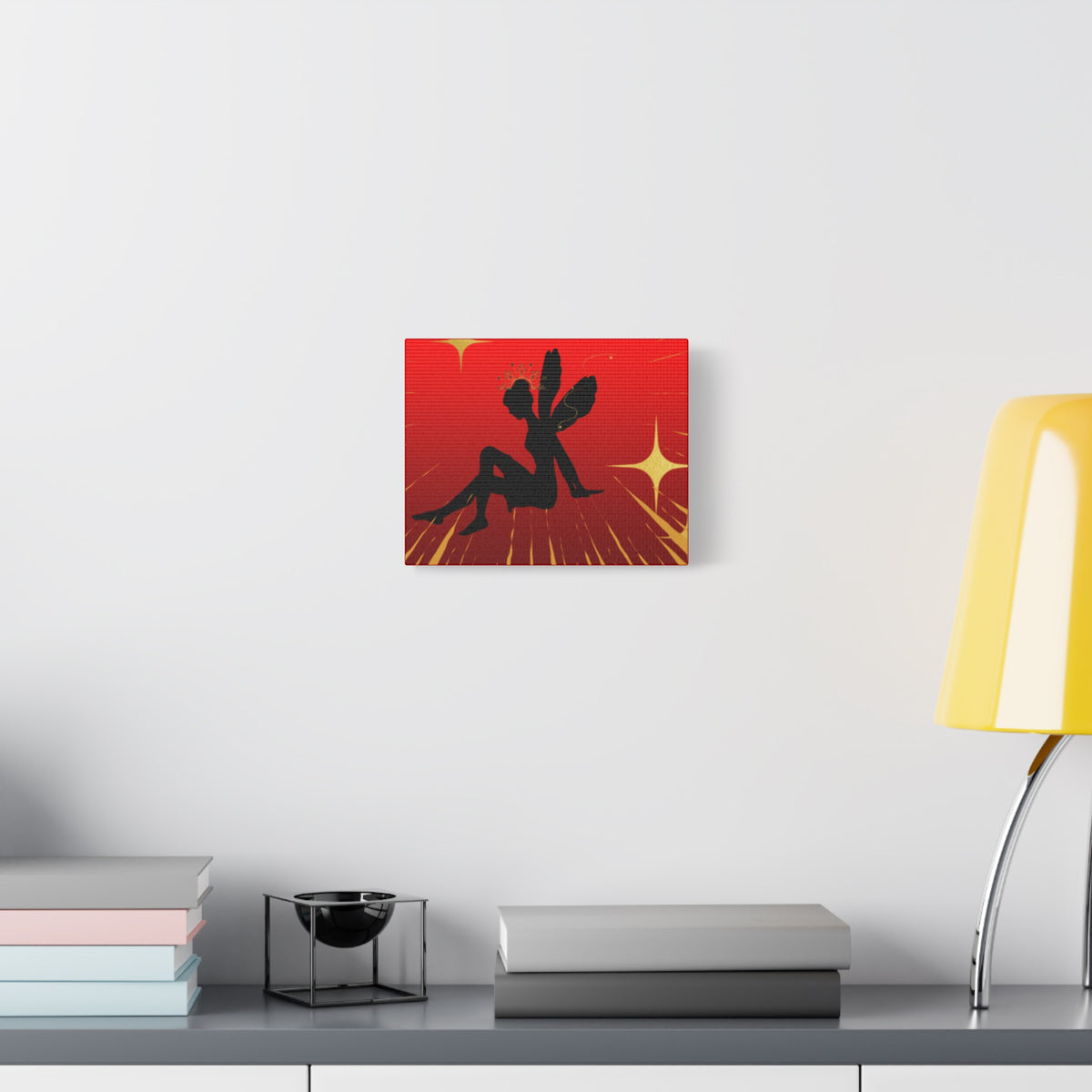 Fairy Silhouette Matte Canvas Wall Art
