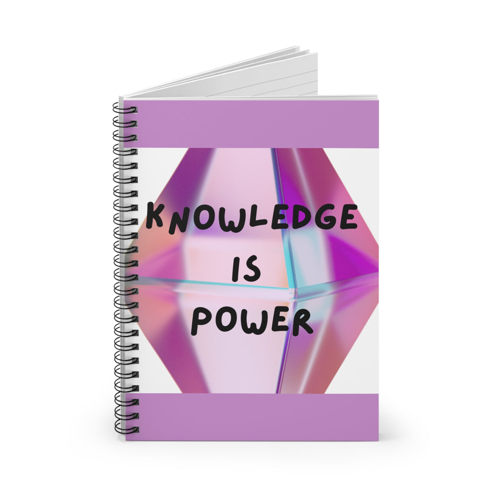 Knowledge Is Power Spiral Notebook
