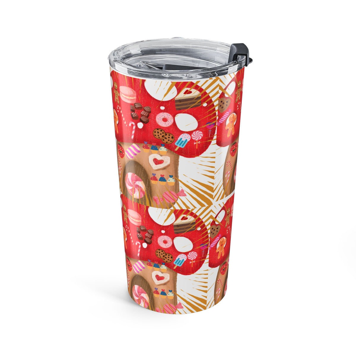 20oz Christmas Cookie Tumbler – Festive Holiday Treats Design