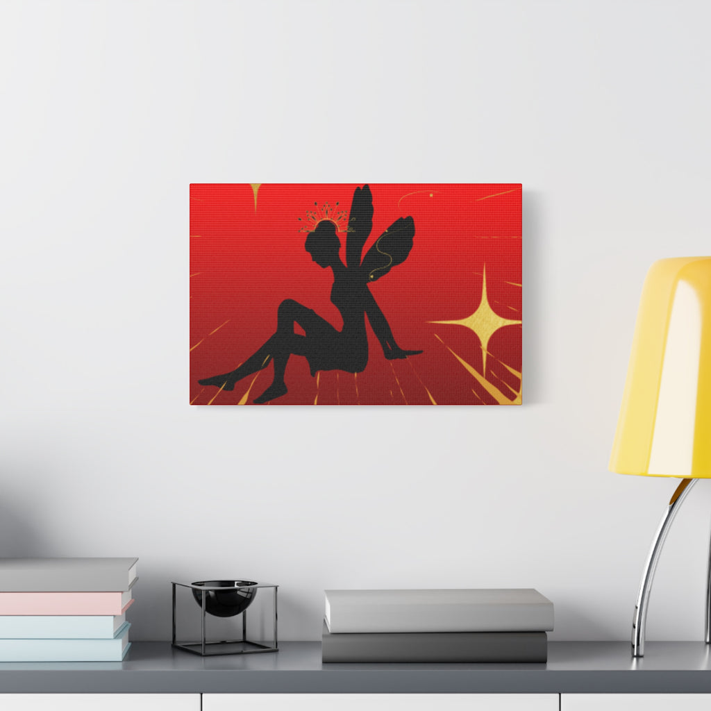 Fairy Silhouette Matte Canvas Wall Art