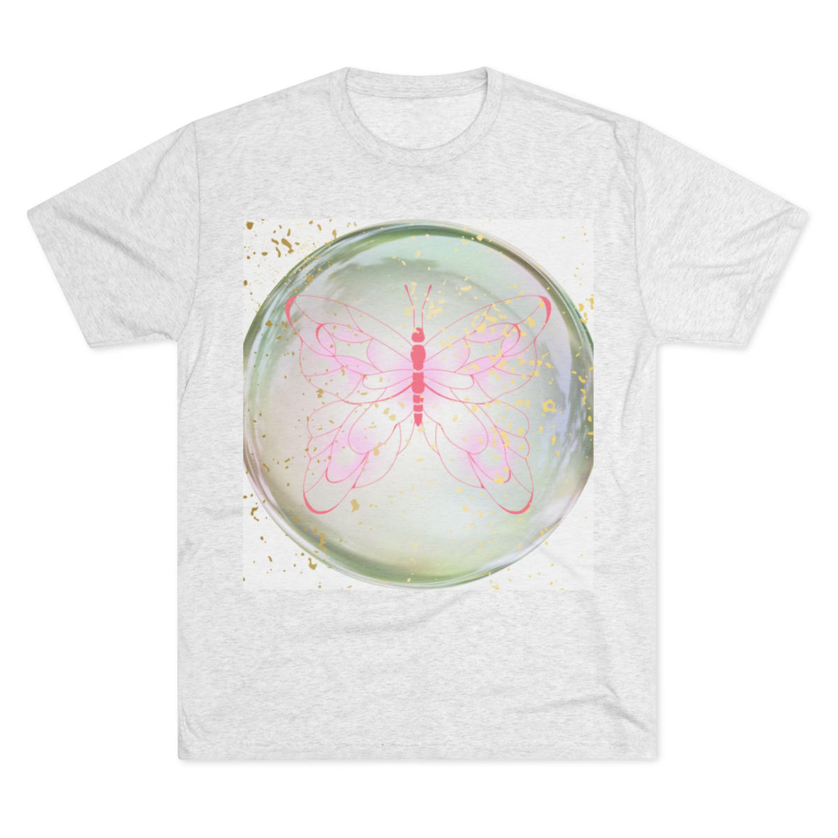 Butterfly Bubble Art T-Shirt