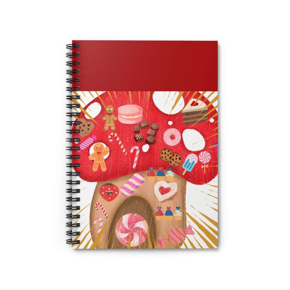 Christmas Candy Treats Spiral Notebook
