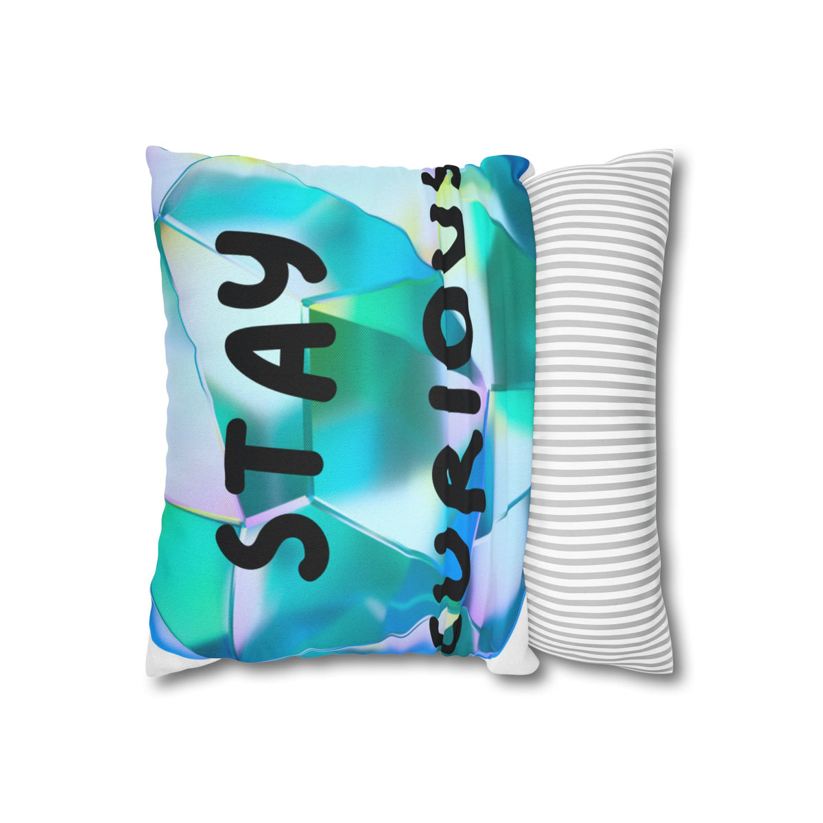 Stay Curious Abstract Geometric Pillowcase