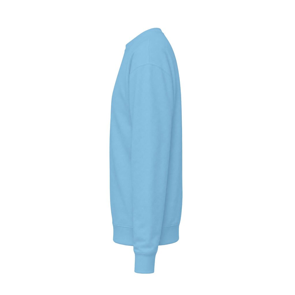 Butterfly Orb Crewneck Sweatshirt — Blue Butterfly Art Sweatshirt