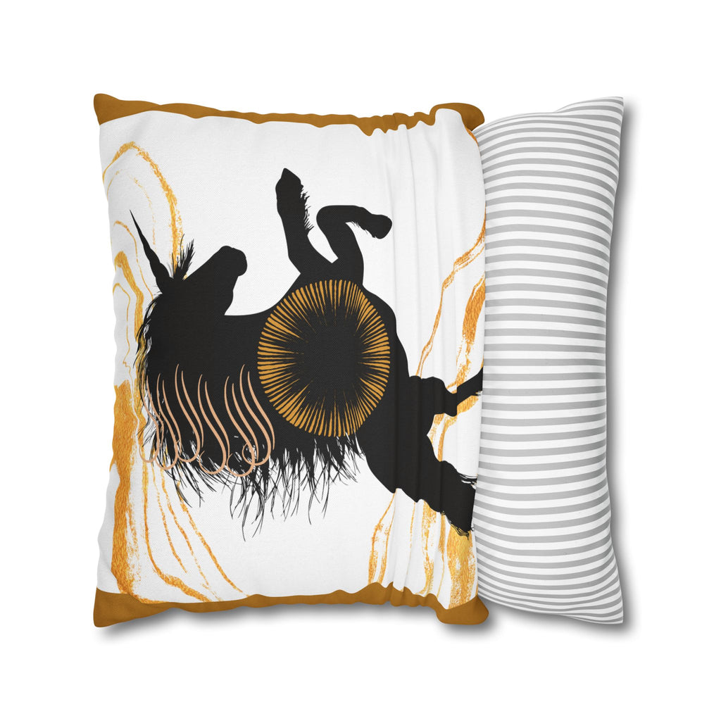 Horse Silhouette Square Pillowcase