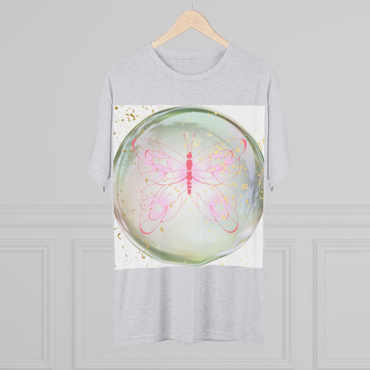 Butterfly Bubble Art T-Shirt
