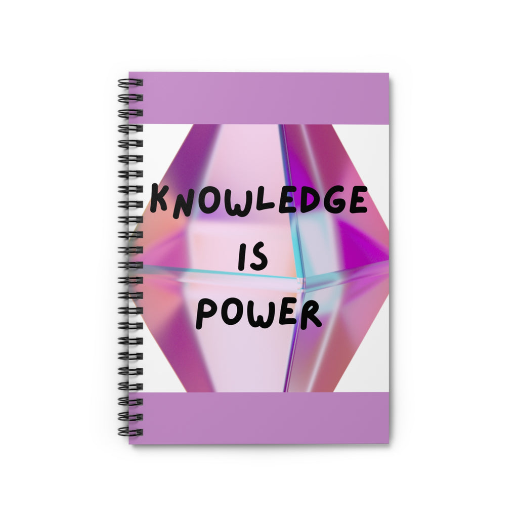 Knowledge Is Power Spiral Notebook