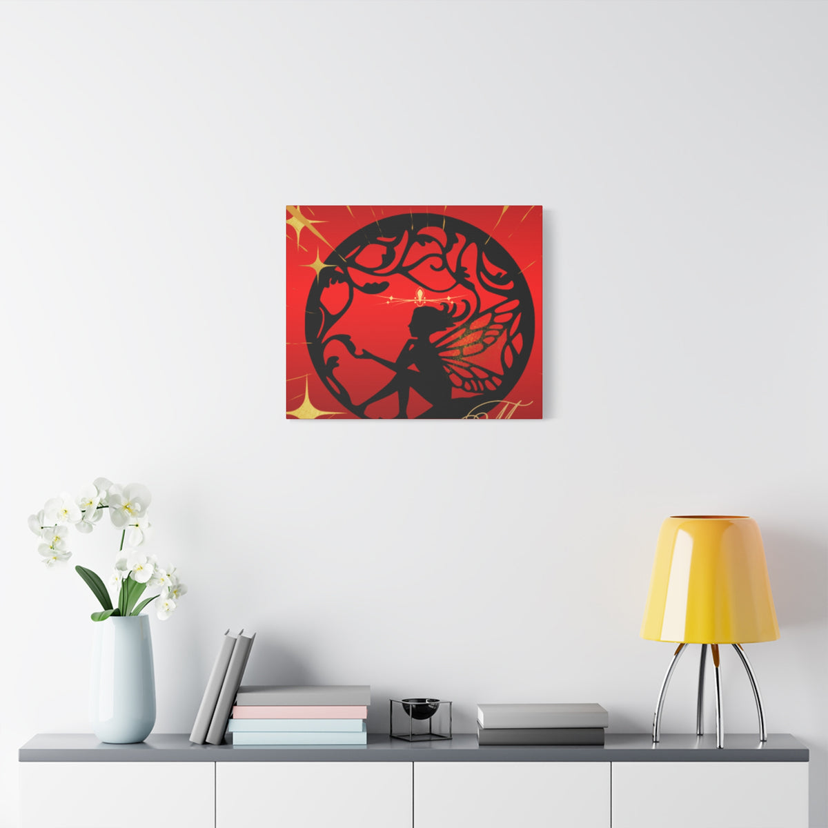 Romantic Fantasy Fairy Canvas Wall Art