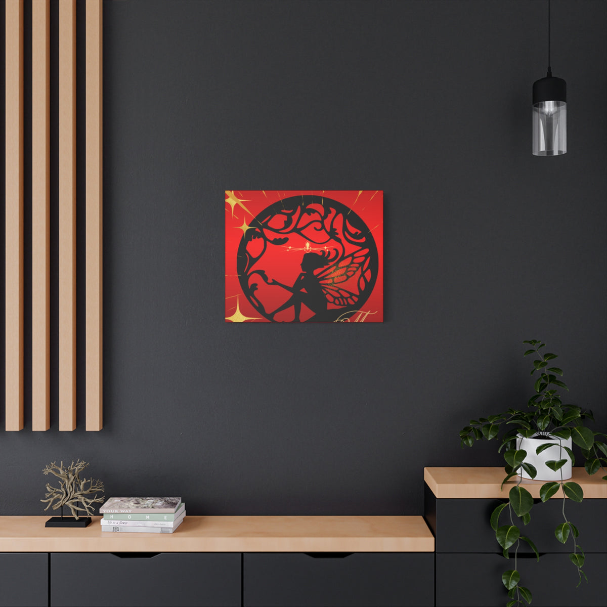 Romantic Fantasy Fairy Canvas Wall Art