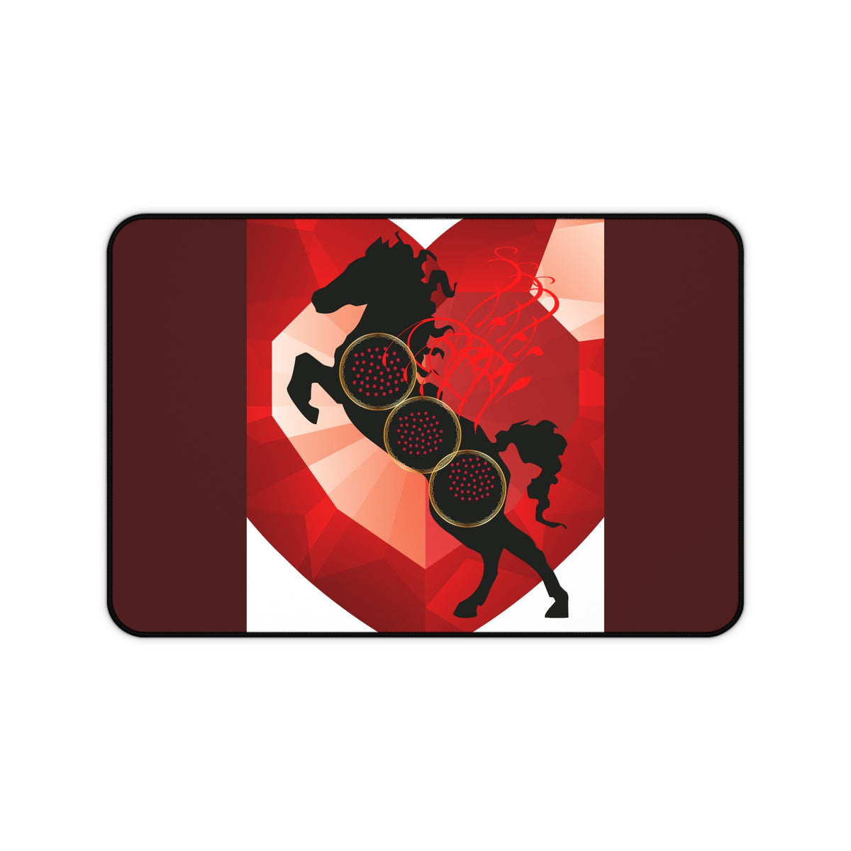 Red Dragon Dance Desk Mat