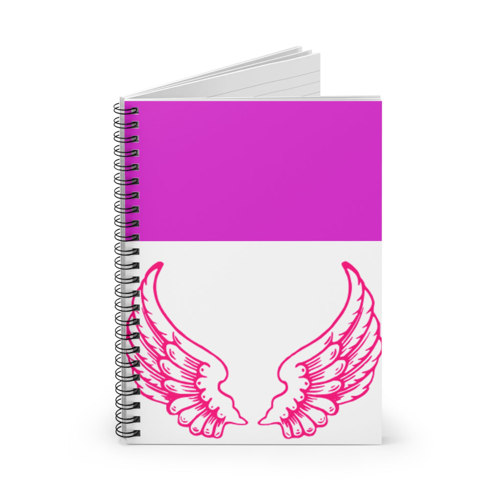 Angel Wings Spiral Notebook