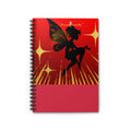 Red Fairy Fantasy Spiral Notebook