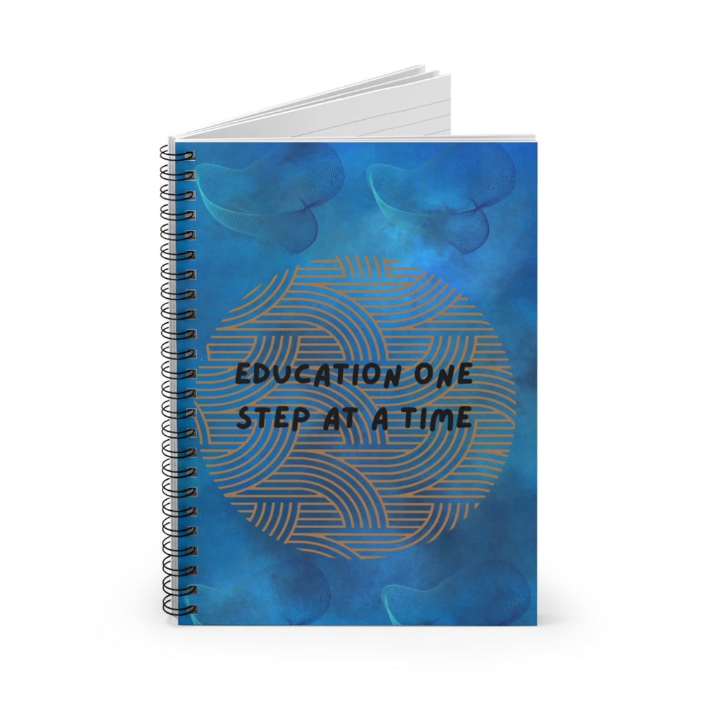 Education One Step at a Time Spiral Notebook