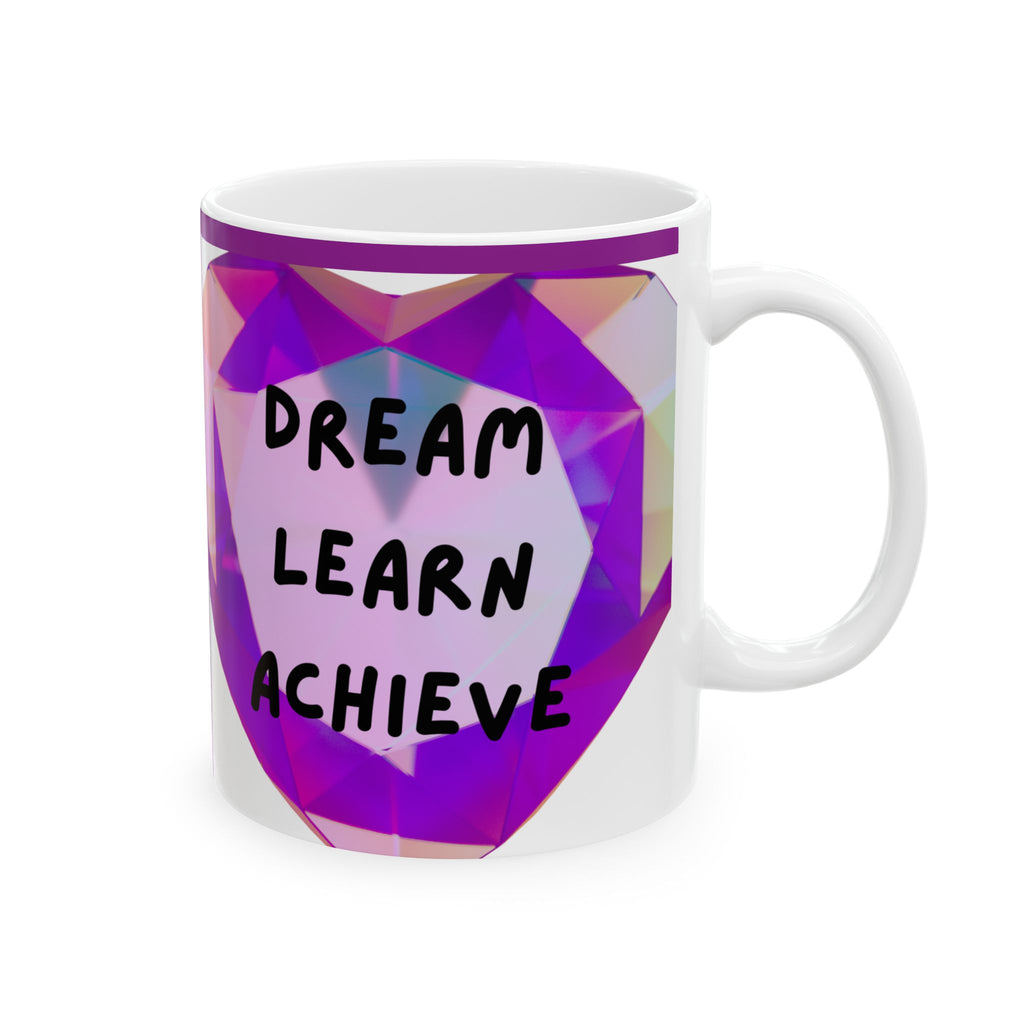 Colorful Geometric Inspirational Quote Ceramic Mug