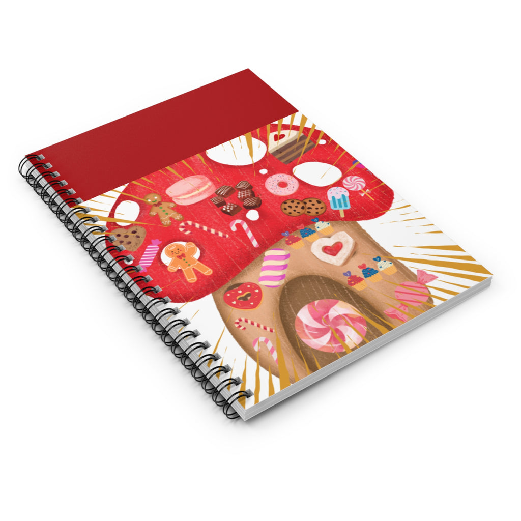 Christmas Candy Treats Spiral Notebook