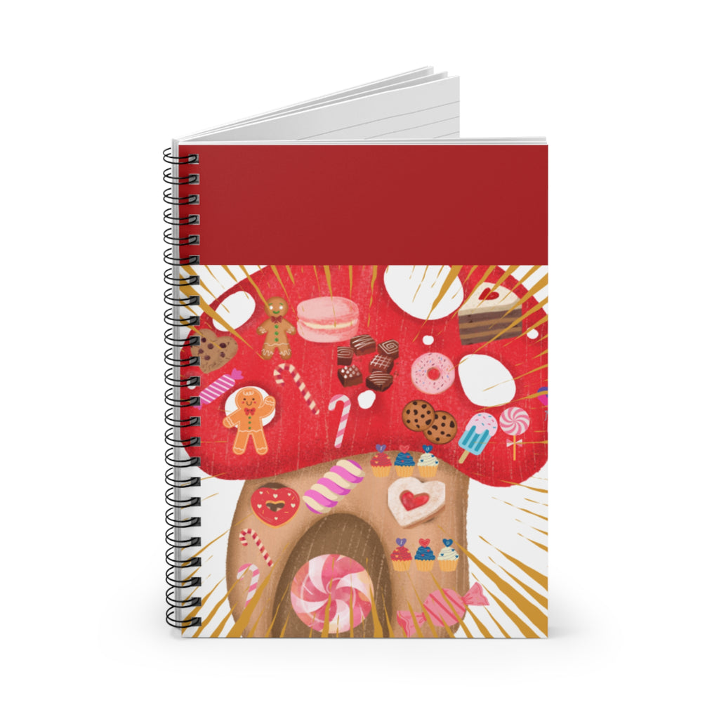Christmas Candy Treats Spiral Notebook