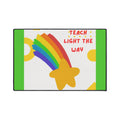 Teach Light the Way Rainbow Star Floor Mat