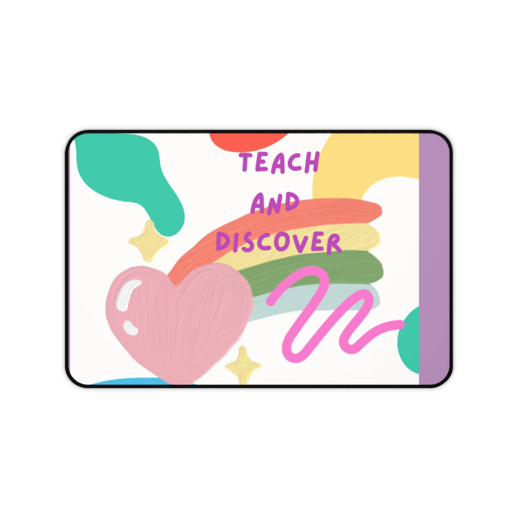 Teach and Discover Colorful Desk Mat