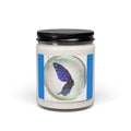 Purple Butterfly Scented Soy Candle