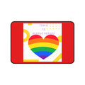 Teach to Achieve Dreams Rainbow Desk Mat