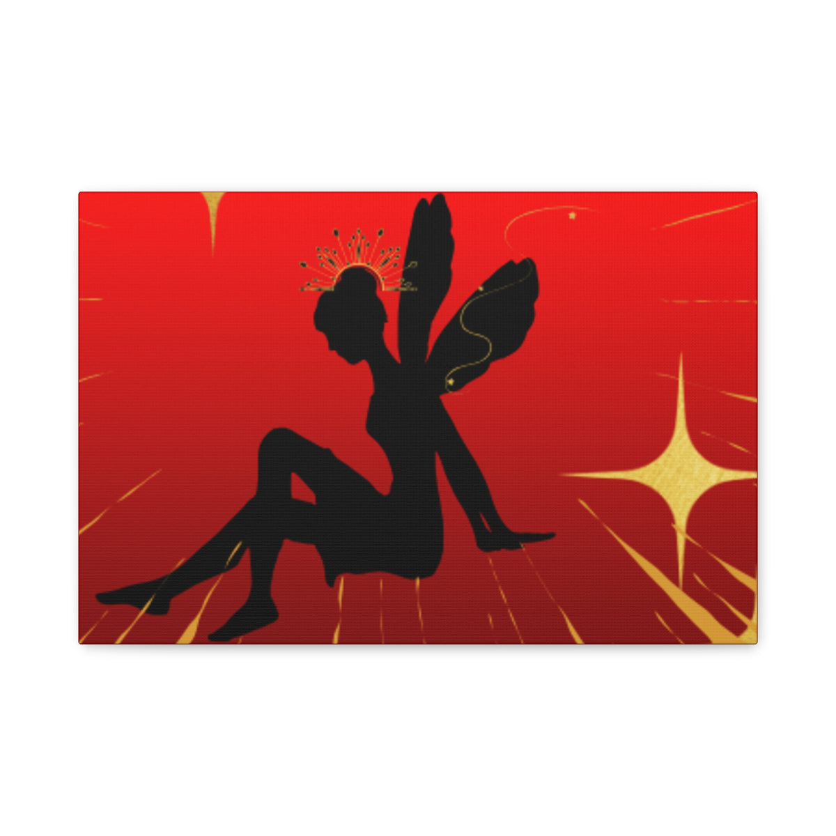 Fairy Silhouette Matte Canvas Wall Art
