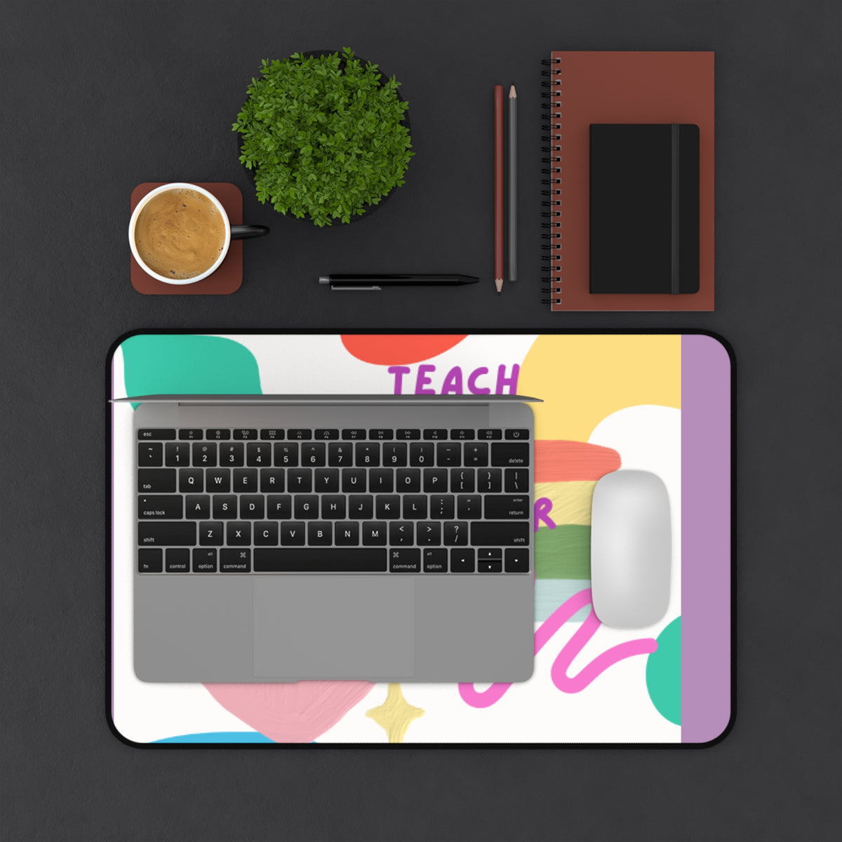 Teach and Discover Colorful Desk Mat