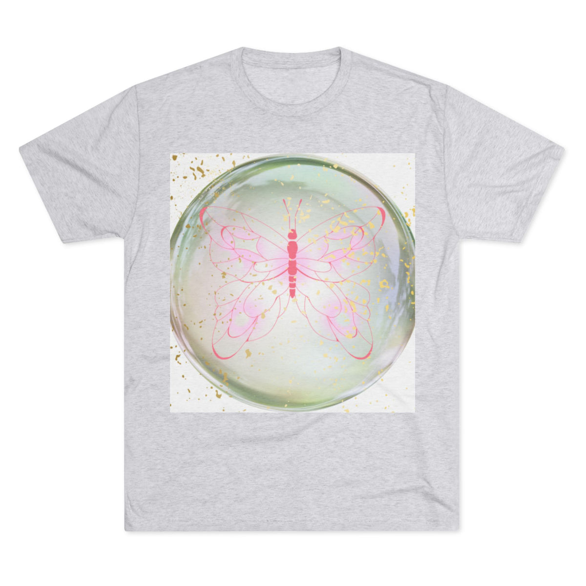Butterfly Bubble Art T-Shirt